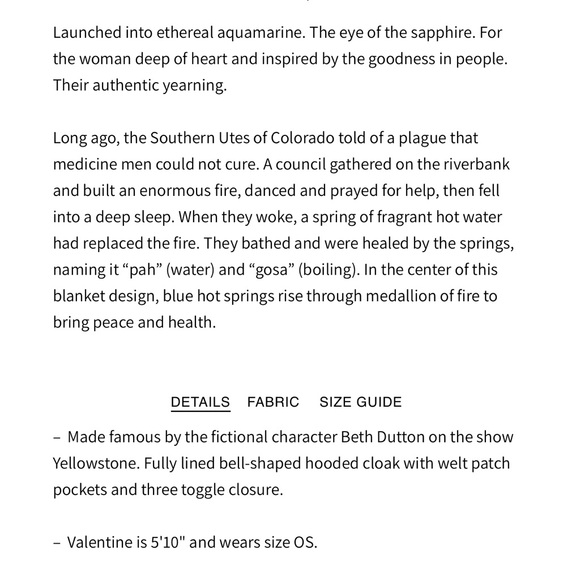 Lindsey Thornburg Pagosa Springs Cloak Coat - Picture 9 of 9